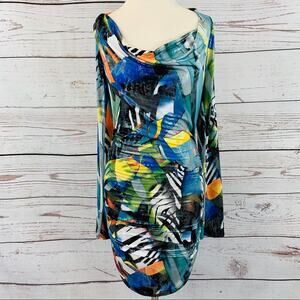 Symphony multi colored shimmer dress